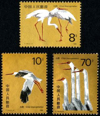 T110 白鹤邮票